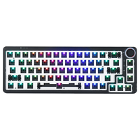 Kit personnalisé de clavier mécanique 67 touches Bluetooth3.0/5.0 + 2.4G sans fil triple mode + commutateur 3/5 broches