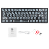 Kit personnalisé de clavier triple mode S68 68 touches RVB Commutateur 3 broches / 5 broches remplaçable à chaud 65% Pro