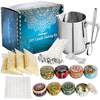 Kit pratique de fabrication de bougies bricolage bougies ensemble doutils dartisanat Kit de cire de mèches de
