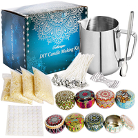 Kit pratique de fabrication de bougies bricolage bougies ensemble doutils dartisanat Kit de cire de mèches de