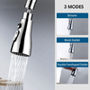 Kitchen Faucet Spray Head 3 Function Spray Head 360° Swivel Faucet Spray Head Kitchen Faucet Water Saving Sink Aerator R