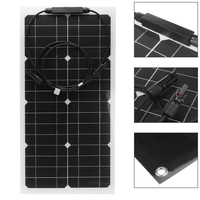 Kit de panneaux solaires 30W panneaux solaires flexibles 12V panneau solaire à haute efficacité pour bateaux dappât