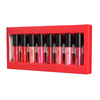 Kit de rouge à lèvres liquide mat brillant à lèvres 8 couleurs cadeau antiadhésif résistant à leau longue durée pou