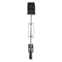 Kits de charbon de bois de camping de tige de rôtissoire de gril de gril de rôtissoire dacier inoxydable de 0.5W
