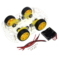 Kits de châssis de voiture de robot intelligent de double-rangée de 4WD DIY avec lencodeur de vitesse