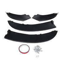 Kits de corps de lèvre de séparateur de pare-chocs avant noir mat en fibre de carbone pour BMW série 4