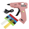 Kits de pistolets à colle chaude sans fil rechargeables USB bricolage Artisanat pistolets à colle chaude avec bâton de c