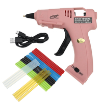 Kits de pistolets à colle chaude sans fil rechargeables USB bricolage Artisanat pistolets à colle chaude avec bâton de c