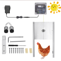 Kits douvre-porte automatique pour poulet avec capteur de temps à induction Oie automatique de 30, 5 cm de large ave
