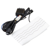 Kits universels de chauffage de volant de voiture de tissu de flocage de 6 vitesses 60cm X 9cm