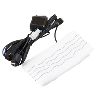 Kits universels de chauffage de volant de voiture de tissu de flocage de 6 vitesses 60cm X 9cm