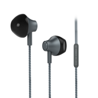 KIVEE MT06 3.5mm contrôle filaire casque intra-auriculaire HiFi son écouteur avec micro pour iphone PC ordinateur