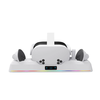 KJH KJH-OQ3S-001 for Meta Quest 3S VR Helmet Controller and Dual Gamepad Charger Dock Wireless VR Charging Stand