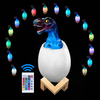 KL-02 décoratif 3D tyrannosaure oeuf veilleuse intelligente 16 couleurs télécommande interrupteur tactile LED veilleuse