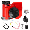 Klaxon dair compact descargot de ton double double fort 12V 150db pour la moto de voiture bateau de bateaux