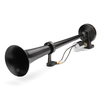 Klaxon dair de voiture noir de long tube simple de 12-24V 150dB avec la valve