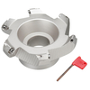 KM12R125-40-6T Fraise en bout à face serrée en alliage à alimentation rapide CNC Fraise pour SEKT1204 Carbure Insert Out