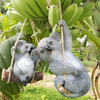 Koala mignon suspendu balançoire arbre ornement Figurine Statues jardin sculptures cadeau décorations