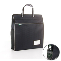 KOBEST Sac de rangement pour documents Macbook de grande capacité à plusieurs poches Sac à main