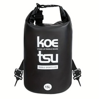 KOETSU 15L/3.96gal Waterproof Large Capacity Paddle Board Bag,  For Secure Storage And Easy Carrying,  Portable Lightweigh