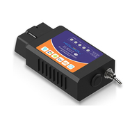 KOLSOL ELM327 V1.5 Wifi Outil de scanner de diagnostic de voiture OBD2 avec interrupteur modifié 12V pour Ford