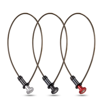 KONG Bike Lock Hidden Steel Cable Lock 59cm Portable Helmet Lock Key Lock Anti-theft Lock Bike Mountain Bike Road Bike R