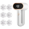 KONKA Fabric Shaver Hair Lint Remover Rechargeable Hair Remover LED Digital Display Shaver with 3 Speeds and 6 Leaf Blad