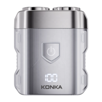 KONKA KTXD-7001S Portable Mini Shaver Men Electric Shaver Beard IPX7 Waterproof Rechargeable Magnetic Head Shaver Travel