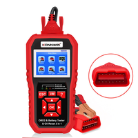 KONNWEI KW890 3in1 OBD2 12V Automotive Fault Diagnosis Scanner Instrument Battery Tester Oil Sevice Light Reset for Lead