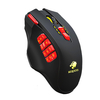 Képos Macro Souris de jeu programmable 18 boutons réglables 750-4000 DPI RVB rétroéclairé USB filaire avec blocs de pond