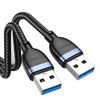 KUULAA KL-X45 Câble dextension mâle USB 3.0 vers USB 3.0 Charge rapide Ligne de cordon de transmission de données 0