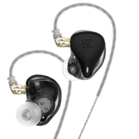 KZ ZEX Pro Écouteurs intra-auriculaires équilibrés dynamiques électrostatiques Moniteur Écouteur filaire en métal Annula