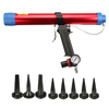 La colle de verre pneumatique applique 8 applicateurs de la cartouche de calfeutrage de lair G-un 600 g