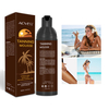 La couleur de blé sans soleil de crème de bronzage de bronze aide le bronzage de mélanine