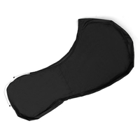 La couverture complète de moteur de bateau de bateau noir de 600D adaptent pour le moteur de 100 à 150HP imperméable