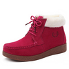 La doublure en fourrure hivernale garde des bottes de neige confortables