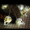 La ficelle de crâne de fantôme dHalloween de 1.5 / 3 / 4.5M allume la décoration de maison de partie