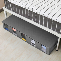 La grande capacité sous le sac de rangement de lit chausse le récipient de vêtements de couette non tissé