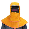 La lentille de filtre dassombrissement automatique solaire en cuir protège le casque de masque de cou de soudure