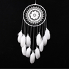 La main noire plume dentelle dream catcher perle pendaison décorations murales de maison