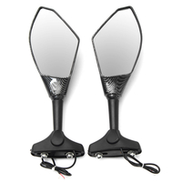 La moto LED clignotent la fibre de carbone de rétroviseurs de vue pour Honda / Suzuki / Kawasaki/Yamaha