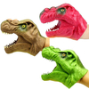 La nouveauté en plastique de jouet de marionnette de main de dinosaure en plastique de 8CM TPR joue des jouets animaux