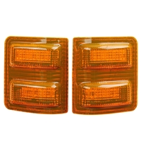 La paire de marqueurs de rétroviseur latéral LED sallume en orange pour Ford F250 F350 F450 F-550 Duty Super 2008-2