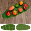 La simulation tropicale de grande feuille artificielle de feuille de bananier laisse des décorations pour la noce
