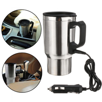 La tasse isolée de voyage de tasse de voyage isolée par culbuteur chauffé de voiture électrique de 12V 13.5oz dacie