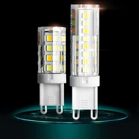La température de trois couleurs AC220V 2835 aucune ampoule de scintillement des céramiques LED G9 ne remplacent lé