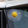 La boule de tennis dautocollants de fenêtre de voiture de PVC 3D imperméable créative frappe le décalque de corps d