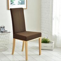 La chaise imperméable de Dinning couvre le siège de tissu de gaufre dantidirt couvre létirement spandex