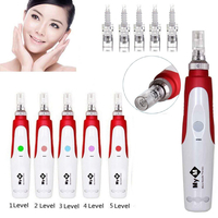 Lacné micro faciale automatique de peau de rouleau daiguille de timbre de stylo électrique anti-vieillissement