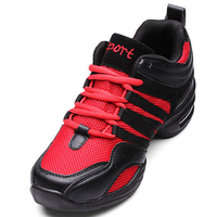 Lady Jazz Hip-hop Chaussures Practice Dance Respirant Sneakers Chaussures
